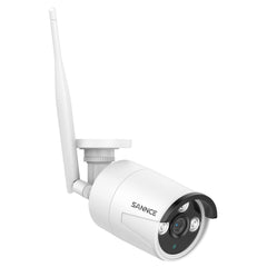 10 Canaux 5MP Système Caméra de Sécurité Sans Fil, NVR 8MP, 6 sans fil Caméra,  Audio Bidirectionnel, Étanche IP66, Détection Intelligente de l'IA Humaine, Compatible Avec Alexa & ONVIF
