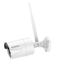 5MP Camera de Sécurité Sans Fil, 4 Caméras IP WiFi pour NVR SANNCE  N48WHE/N98WHE/N44WEF/N98WHG, Détection Humaine AI, Compatible avec Alexa, Vision Nocturne de 100 pieds, Accès à Distance & Alertes Intelligentes de Mouvement