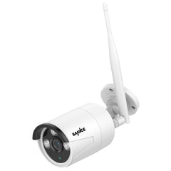 3MP Caméra de sécurité sans fil, 2Pcs WiFi IP Caméras pour SANNCE N48WHE/N98WHG NVR, détection humaine AI, fonctionne avec Alexa, vision nocturne 100ft, accès à distance & alertes de mouvement intelligentes