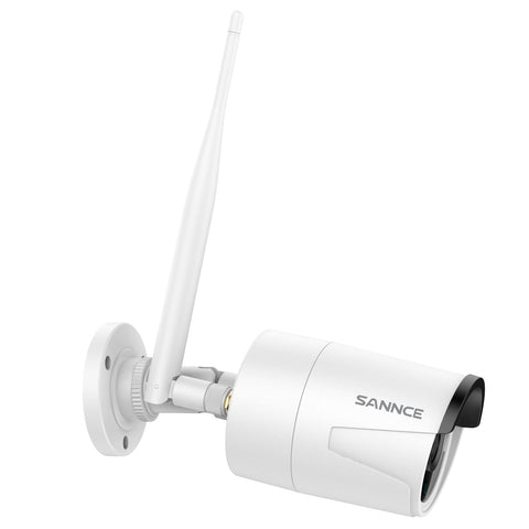 5MP Camera de Sécurité Sans Fil, 2 Caméras IP WiFi pour NVR SANNCE N48WHE, Détection Humaine AI, Compatible avec Alexa, Vision Nocturne de 100 pieds, Accès à Distance & Alertes Intelligentes de Mouvement