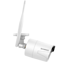 Système de caméra de sécurité sans fil 10 canaux 5MP avec audio bidirectionnel, NVR 8MP, étanche IP66, détection intelligente des humains avec IA, compatible avec Alexa