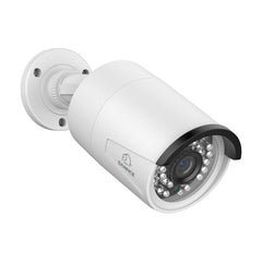 PoE PT 8 Canaux 4K Système de Caméra de Sécurité , 2 Caméras IP Panoramique et 4 Inclinaison 8MP, Alertes Intelligentes Personne/Véhicule, Audio Bidirectionnel, Compatible ONVIF