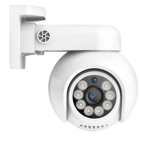 4K 8MP Caméra IP sécurité extérieure PoE - Rotation & Inclinaison, Détection intelligente des véhicules, Audio bidirectionnel, Stockage sur carte TF jusqu'à 256G, Compatible Onvif, fonctionne avec SANNCE N98PBD/N96PBK