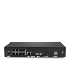 Enregistreur NVR PoE 8 canaux 4K H.265+ - jusqu'à 10 canaux pour 8 caméras PoE et 2 caméras IP WiFi, compatible ONVIF