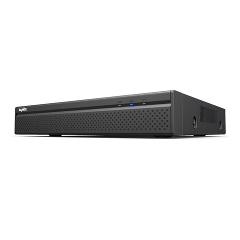 Enregistreur NVR PoE 8 canaux 4K H.265+ - jusqu'à 10 canaux pour 8 caméras PoE et 2 caméras IP WiFi, compatible ONVIF