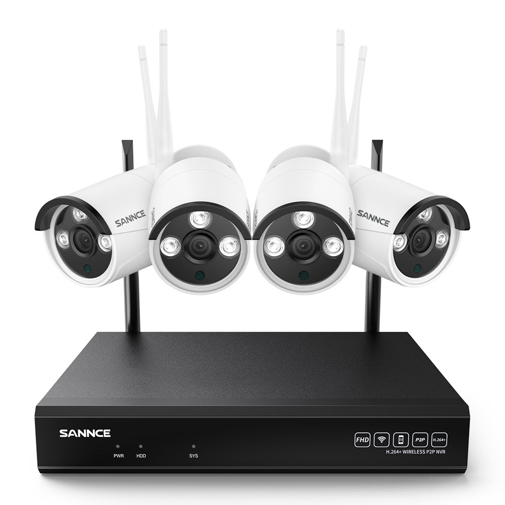 Système de caméra de sécurité sans fil 10 canaux 5MP avec audio bidirectionnel, NVR 8MP, étanche IP66, détection intelligente des humains avec IA, compatible avec Alexa