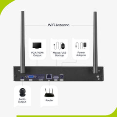 3MP 10 canaux Système caméra de sécurité sans fil, NVR 8MP, Enregistrement audio, Étanchéité IP66, Détection humaine AI intelligente, Fonctionne avec Alexa.